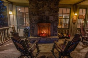 exterior fireplace slider